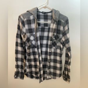 Hooded flannel